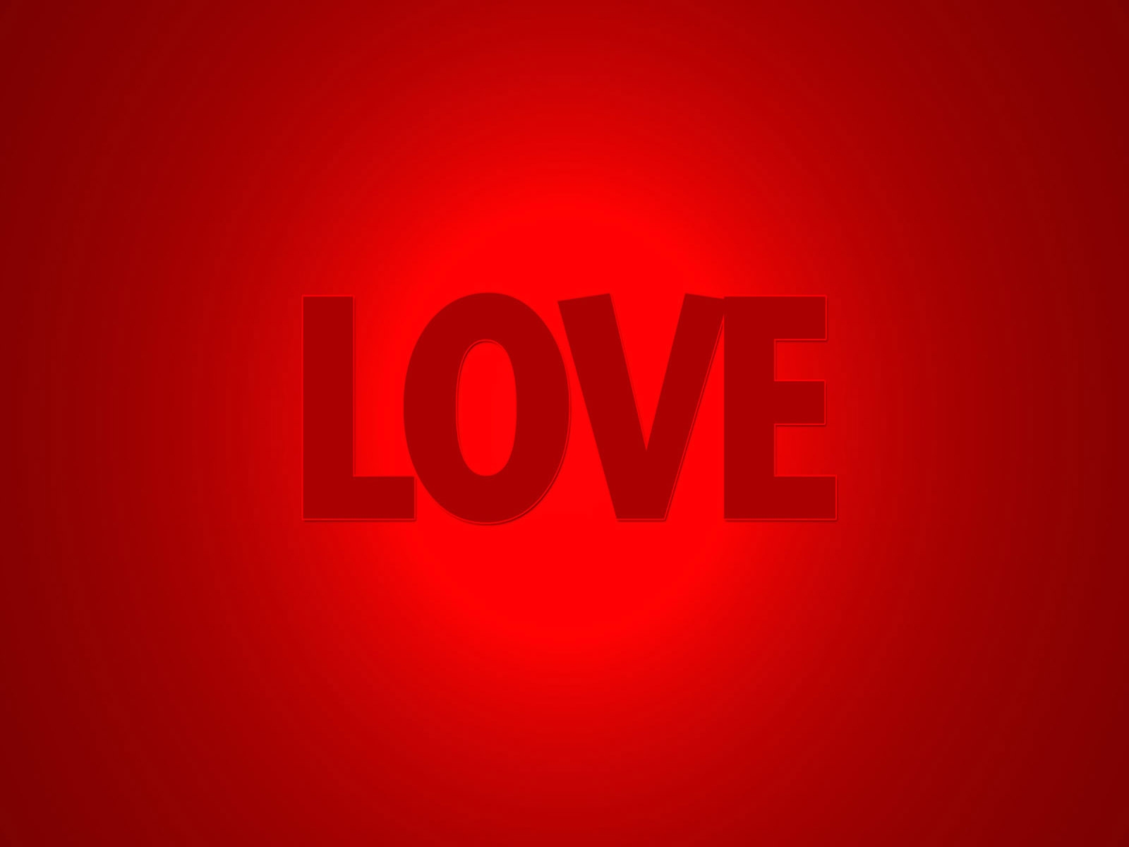 Fondos Rojo con la palabra Love
