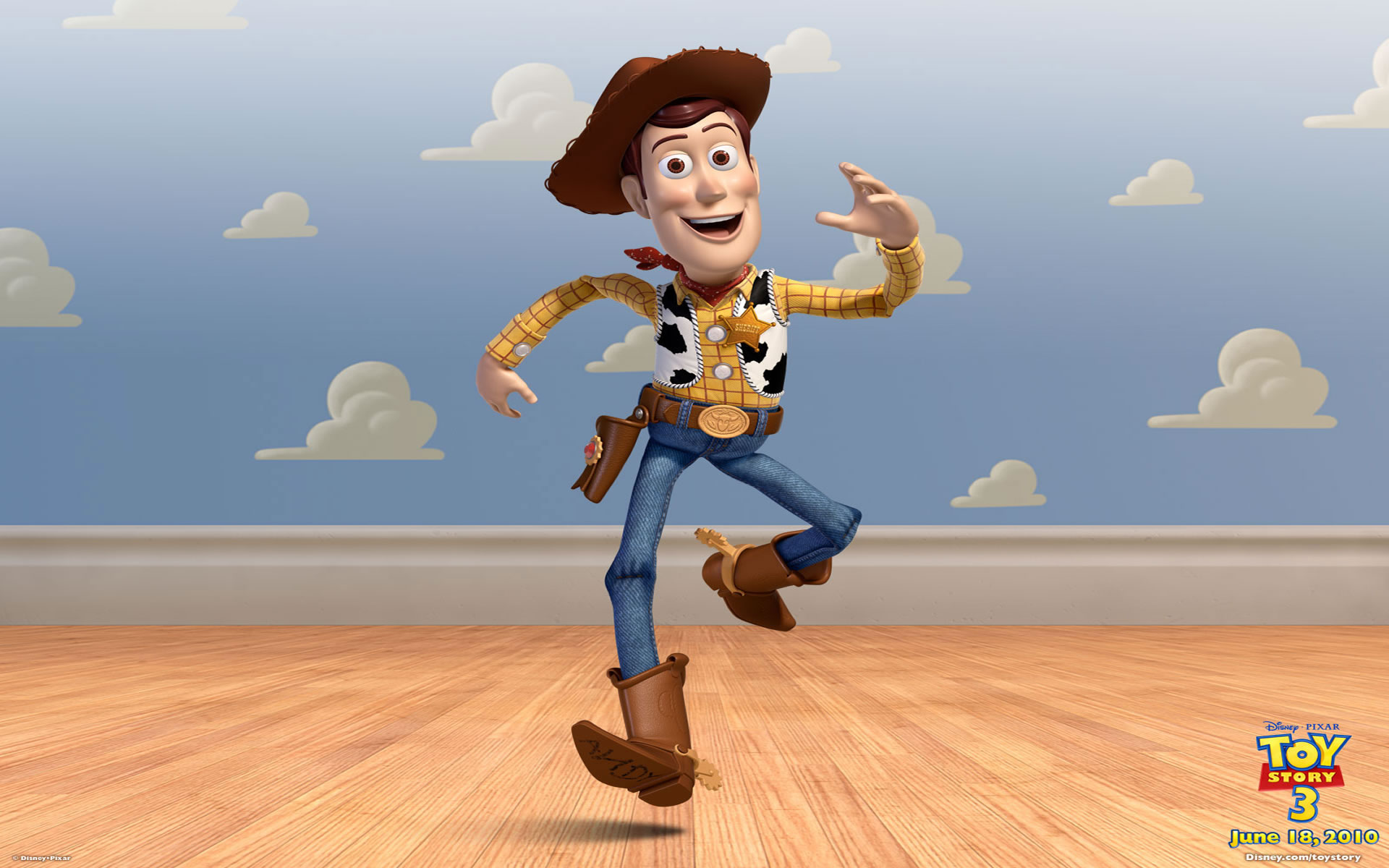Vaquero Woody. Toy Story 3 Wallpapers