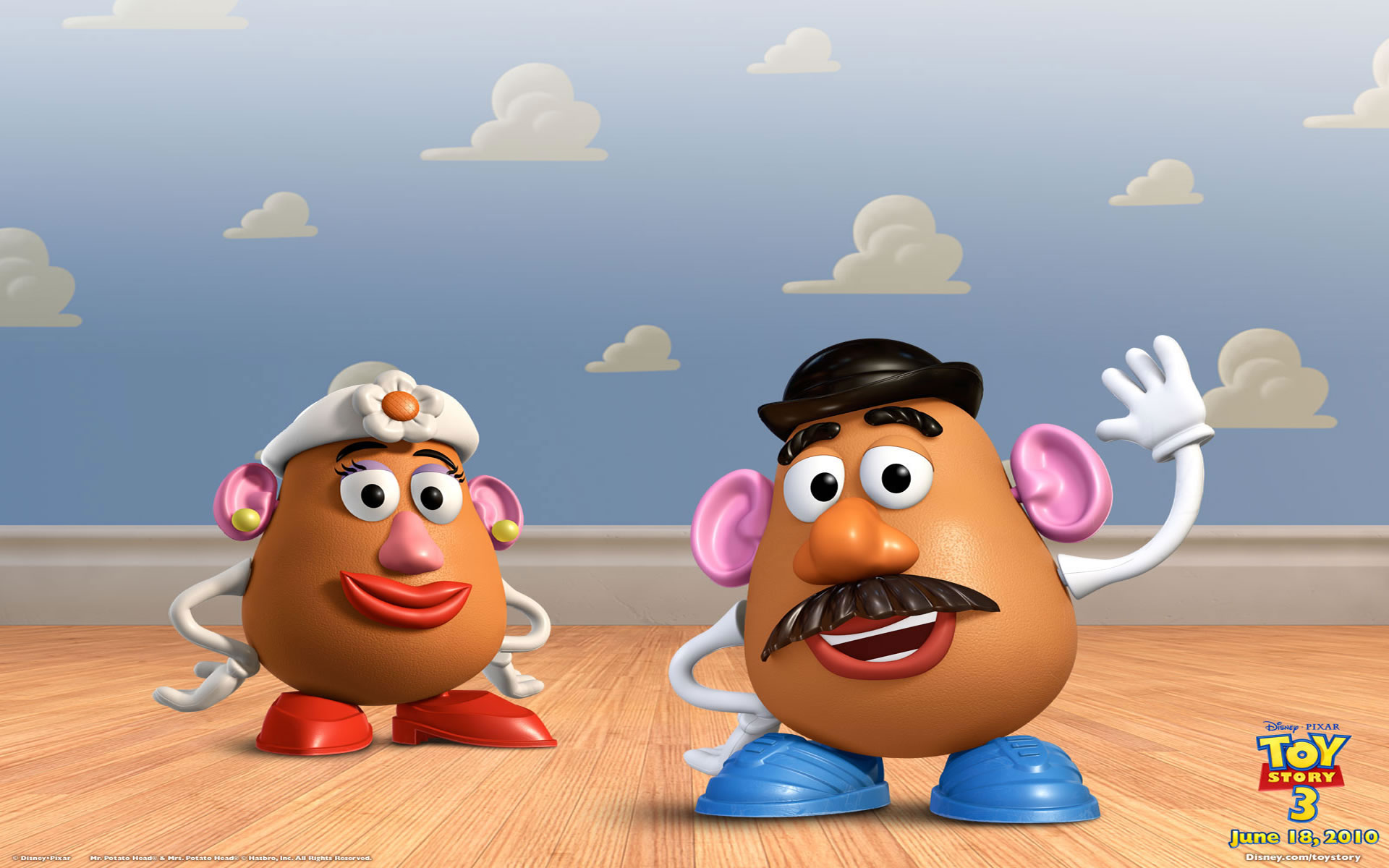 Toy Story 3. Wallpapers Mrs Potato
