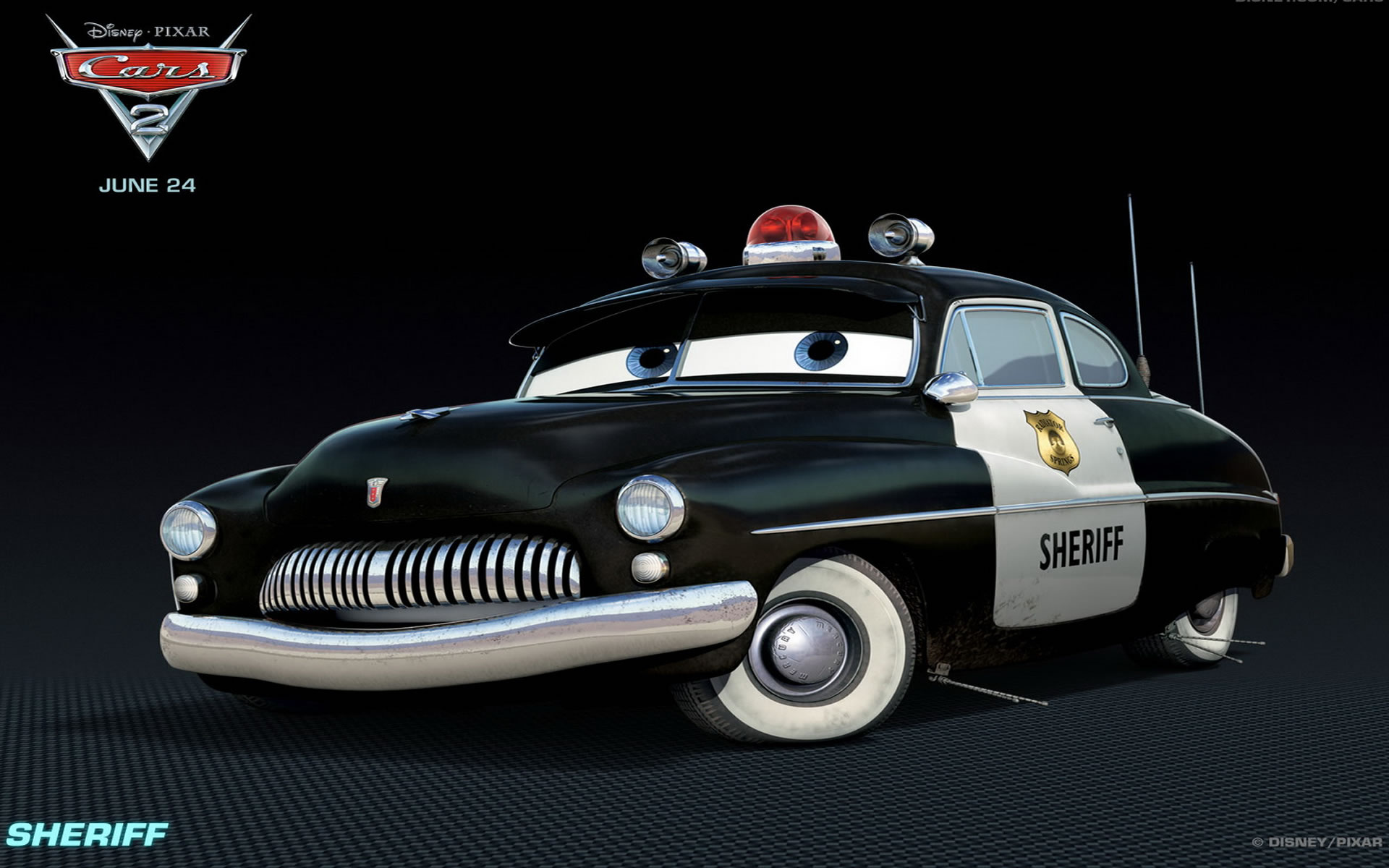 Wallpaper Cars 2 Sheriff