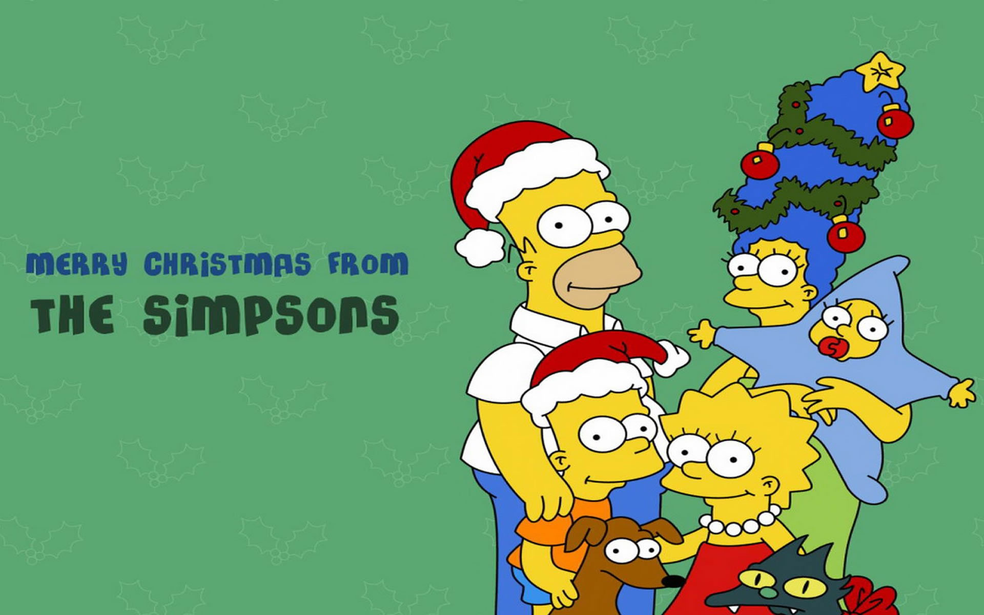 Los Simpson en Navidad.