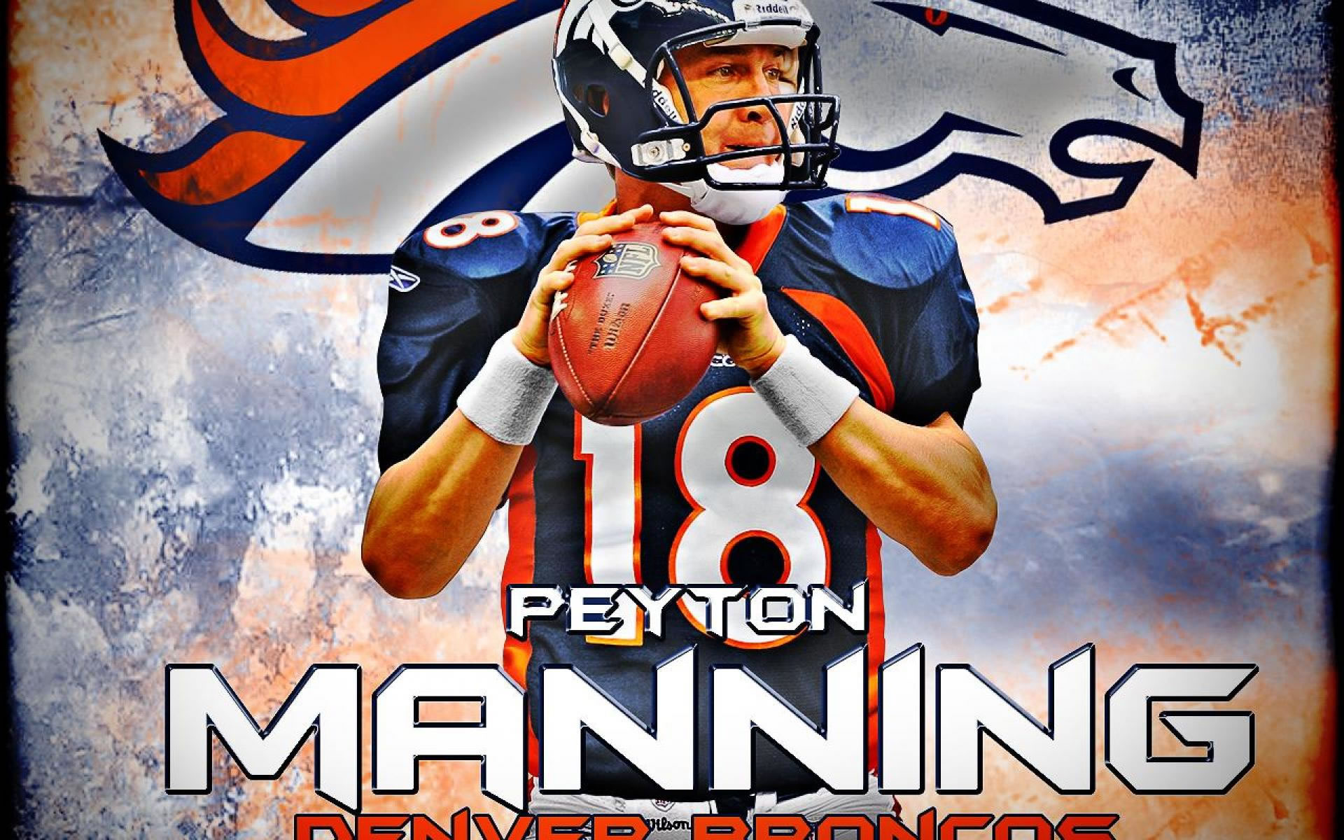 Wallpaper Peyton Manning Denver Broncos