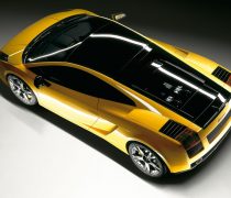 Lamborghini Amarillo desde arriba
