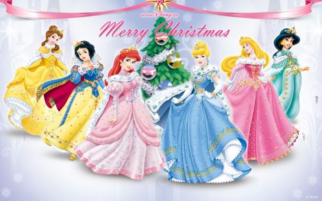 Princesas de la Navidad Wallpaper.