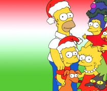 The Simpsons Christmas Wallpapers.